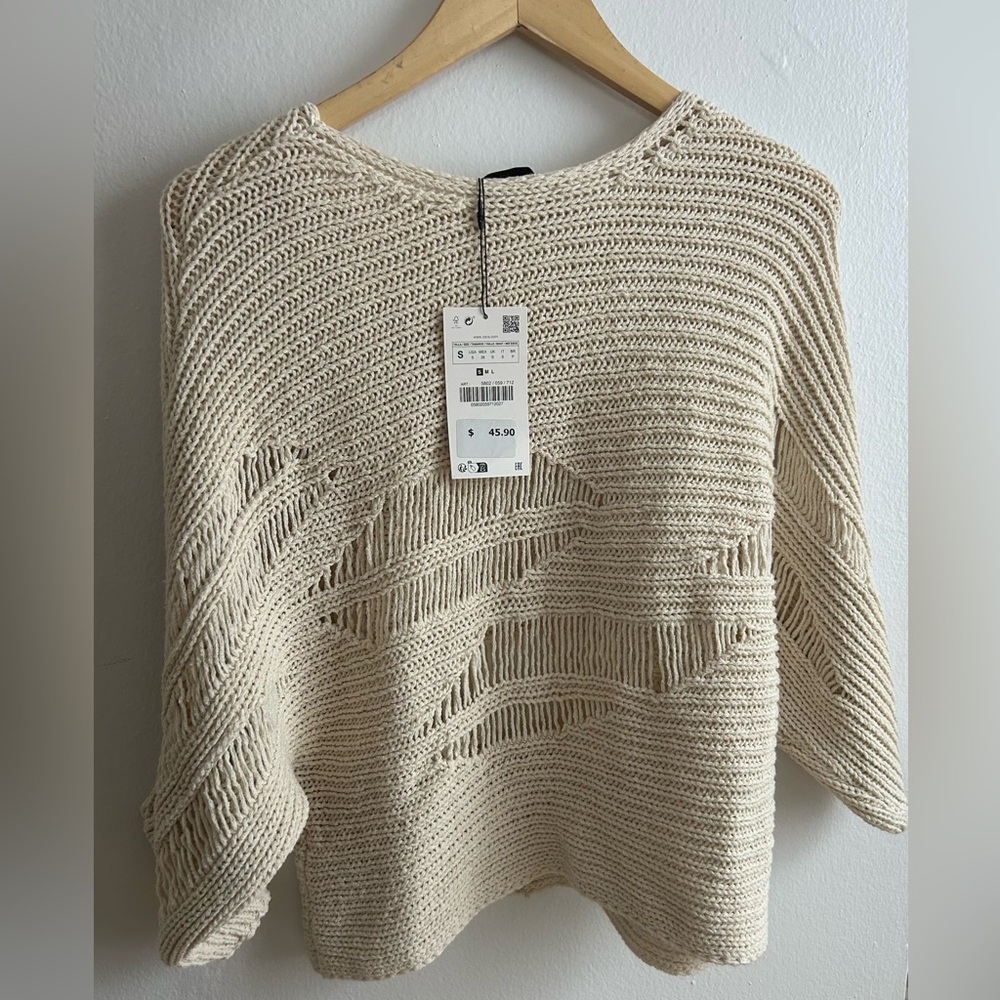Cozy Cream Knit Sweater